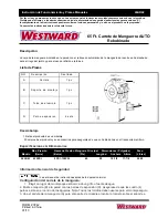 Предварительный просмотр 5 страницы Westward 24AD42 Operating Instructions And Parts Manual