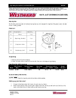 Westward 24AD43 Operating Instructions And Parts Manual предпросмотр