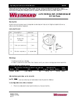 Предварительный просмотр 9 страницы Westward 24AD43 Operating Instructions And Parts Manual