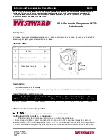 Предварительный просмотр 5 страницы Westward 24AD44 Operating Instructions And Parts Manual