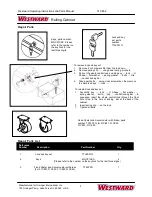 Предварительный просмотр 8 страницы Westward 31CE52 Operating Instructions And Parts Manual