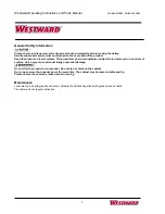 Предварительный просмотр 2 страницы Westward 32H888 Operating Instructions And Parts Manual