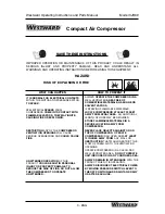 Preview for 3 page of Westward 3JR69 Operating And Parts Manual