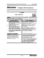 Preview for 4 page of Westward 3JR69 Operating And Parts Manual