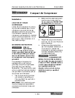 Preview for 9 page of Westward 3JR69 Operating And Parts Manual