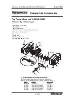 Preview for 16 page of Westward 3JR69 Operating And Parts Manual