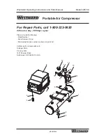 Предварительный просмотр 20 страницы Westward 3JR70A Operating Instructions And Parts Manual