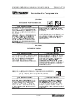 Предварительный просмотр 31 страницы Westward 3JR70A Operating Instructions And Parts Manual