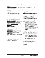 Предварительный просмотр 30 страницы Westward 3JR71 Operating Instructions And Parts Manual