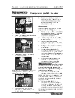 Предварительный просмотр 45 страницы Westward 3JR71 Operating Instructions And Parts Manual