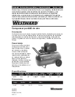 Предварительный просмотр 57 страницы Westward 3JR71 Operating Instructions And Parts Manual