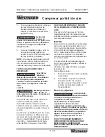 Preview for 71 page of Westward 3JR71 Operating Instructions And Parts Manual