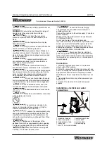 Предварительный просмотр 4 страницы Westward 49C154 Operating Instructions And Parts Manual