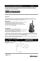 Предварительный просмотр 13 страницы Westward 49C154 Operating Instructions And Parts Manual