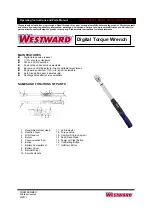 Предварительный просмотр 1 страницы Westward 4RYL2 Operating Instructions And Parts Manual