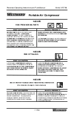 Preview for 7 page of Westward 4YD76A Operating Instructions And Parts Manual