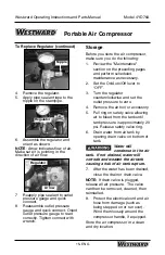 Preview for 15 page of Westward 4YD76A Operating Instructions And Parts Manual