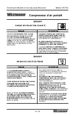 Preview for 53 page of Westward 4YD76A Operating Instructions And Parts Manual