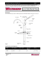 Предварительный просмотр 1 страницы Westward 5NUD5 Operating Instructions And Parts Manual