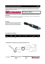 Preview for 7 page of Westward 5ZL11G Operating Instructions And Parts Manual