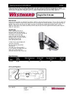 Предварительный просмотр 1 страницы Westward 5ZL14G Operating Instructions And Parts Manual