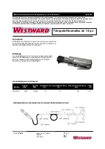 Предварительный просмотр 12 страницы Westward 5ZL16G Operating Instructions And Parts Manual