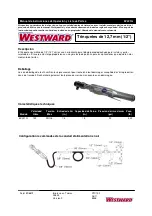 Preview for 14 page of Westward 5ZL21G Operating Instructions And Parts Manual