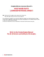 Предварительный просмотр 2 страницы Westward GMRLK1 Owner'S Manual