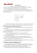 Предварительный просмотр 15 страницы Westweld MS-1000W User Manual