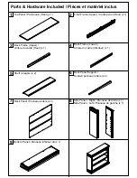 Предварительный просмотр 2 страницы Westwood Design Pine Ridge Bookcase Assembly Instruction Manual