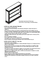 Предварительный просмотр 4 страницы Westwood Design Pine Ridge Bookcase Assembly Instruction Manual