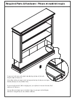 Предварительный просмотр 11 страницы Westwood Design Pine Ridge Bookcase Assembly Instruction Manual