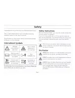 Preview for 3 page of Westwood S1300/36 Operator'S Manual