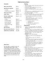 Preview for 2 page of Westwood S1500H Operator'S Manual