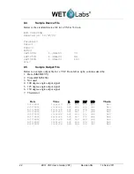 Preview for 28 page of Wet Labs ECO VSF User Manual