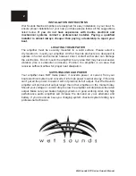 Предварительный просмотр 3 страницы Wet Sounds HTX-1 Owner'S Manual