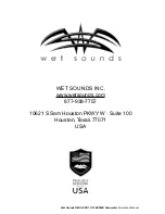 Preview for 10 page of Wet Sounds REVO XXX-12 Owner'S Manual