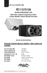 Preview for 2 page of Wet Sounds REVOLUTION Series Operation & Installation Manual