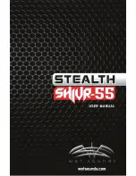 Preview for 1 page of Wet Sounds STEALTH SHIVR-55 User Manual