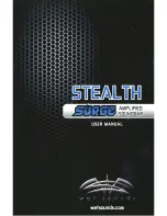 Preview for 1 page of Wet Sounds STEALTH SURGE series User Manual