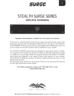 Preview for 2 page of Wet Sounds STEALTH SURGE series User Manual