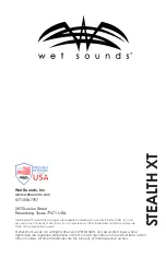 Preview for 17 page of Wet Sounds STEALTH-XT Owner'S Manual