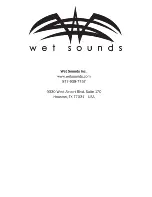 Предварительный просмотр 10 страницы Wet Sounds WS 420 BT Manual