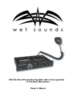 Wet Sounds WS-420 Owner'S Manual preview