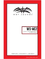 Preview for 1 page of Wet Sounds WS-MC2 Owner'S Manual