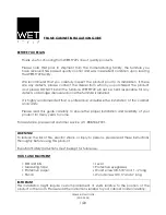 Preview for 3 page of WET Style Frame FR18ME-REC Installation Manual