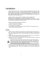 Preview for 7 page of WET GRO Installation, Operation And Maintenance Manual