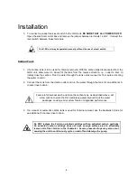 Preview for 8 page of WET GRO Installation, Operation And Maintenance Manual