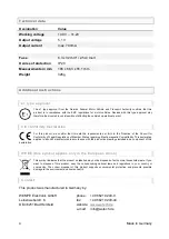 Preview for 4 page of WeTech WTC2001 User Manual