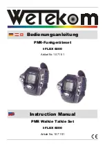 Preview for 1 page of Wetecom 107151 Instruction Manual